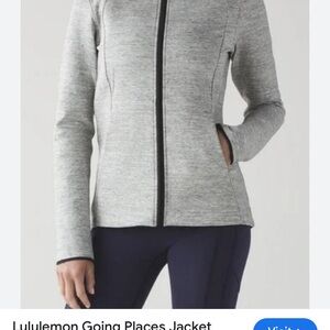 Lululemon Athletica Heather Gray Utility Jacket